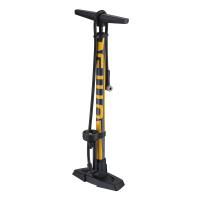 Насос напольный GIYO  GF-5525, floor pump, авто/вело нипель, (10 bar) с манометром, стальной, GF-5525