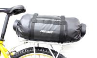 Велосумка на багажник PROTECT серия Bikepacking до 17 литров, черный, 555-673