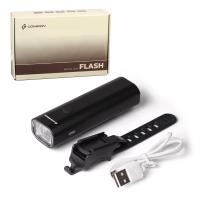 Фонарь передний COMIRON FLASH CREE XPG 400lm аккум 3.7V 2500mAh USB алюминий, черный