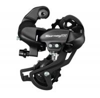 Переключатель задний Shimano Tourney RD-TX800 7/8ск, на петух, черный, ERDTX800SGSL