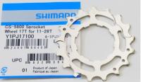 Звезда задняя SHIMANO, 17 зубов, для кассеты CS-5800 11-28Т, серебристый, Y1PJ17100