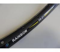 Обод 27,5" RAINBOW DS-21 584х21С, двойной, пистонированный, под дисковый тормоз, 32 отв, чёрный, DS-21-27.5bk32h