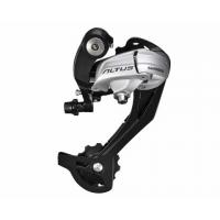 Переключатель задний SHIMANO Altus RD-M370 SGS 9ск, серебристый, ERDM370SGSS