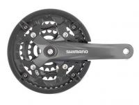 Система Shimano Acera FC-M391-8 9ск 175 мм, Octalink, 44/32/22T, с защитой, черный, AFCM3918E422CAL